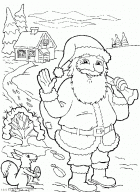 Раскраски Дед Мороз и Санта Клаус. Скачай и распечатай бесплатно