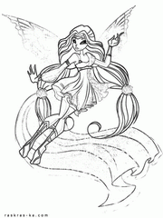 Винкс. Картинки-раскраски из 6 сезона