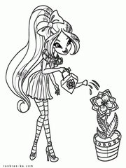 Флора из мультсериала Винкс. 6 сезон