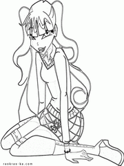 Муза. 6 сезон Винкс. Раскраски для детей