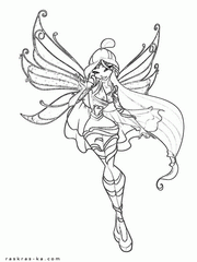 Винкс раскраски скачать и распечатать бесплатно