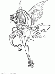 Найти новые бесплатные раскраски Винкс 6