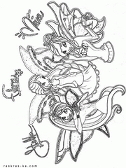 Новые раскраски из клуба Винкс. 6 сезон