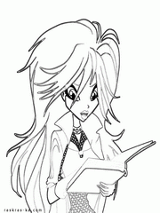 Селина - новый персонаж клуба Винкс начиная с 6 сезона. Распечатать