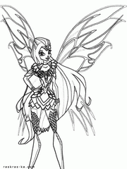 Винкс картинки раскраски 6 сезон. Бесплатно скачать