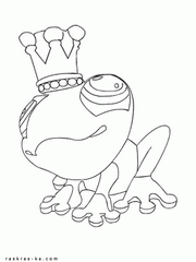 Раскраска лягушка из Маленького зоомагазина (мультсериал)