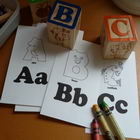 Английские буквы. Развивающие раскраски