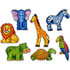 Простые раскраски для маленьких. Животные, птицы, насекомые