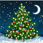 Раскраски праздники. Новогодние елки