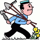 Раскраска профессия садовник