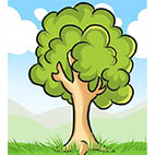 Раскраски деревья распечатать