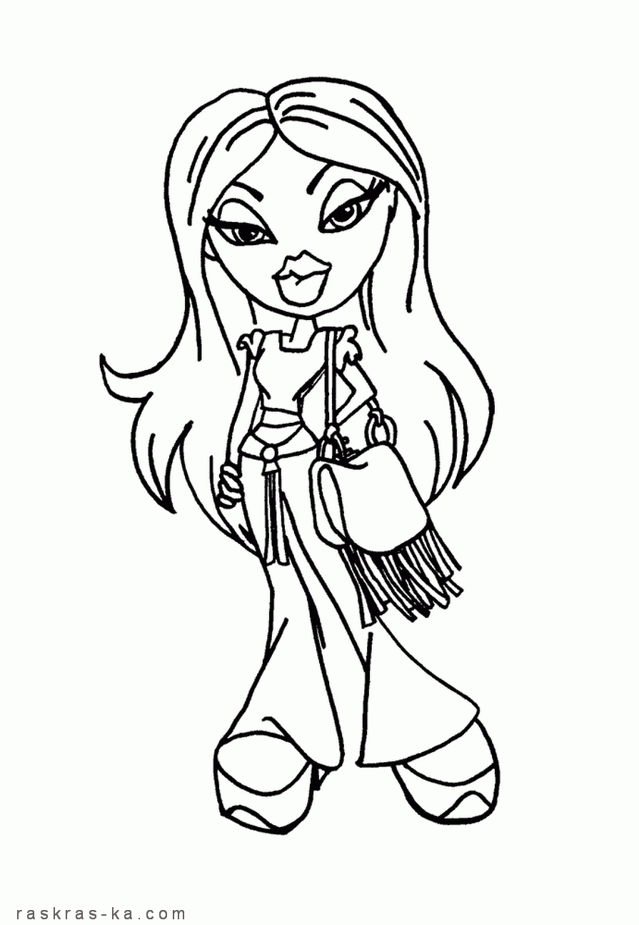 Картинки для раскраски. Братц