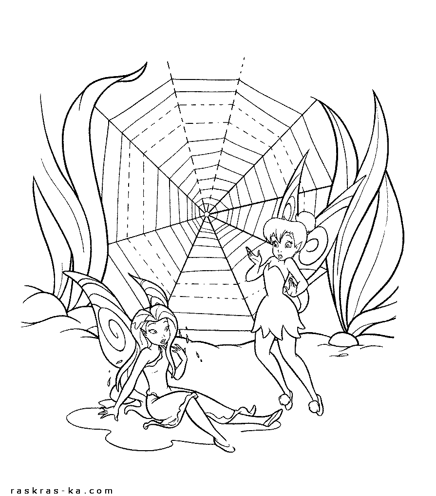 Раскраски феи для девочек. Распечатать
