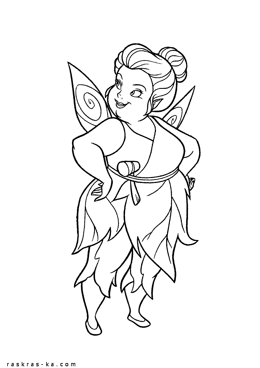 Мэри. Раскраски феи скачать бесплатно