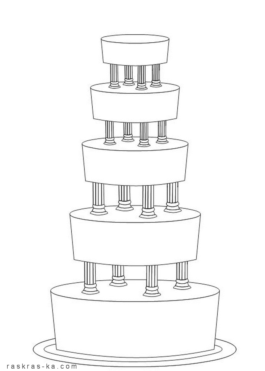 Разукрась свадебный торт