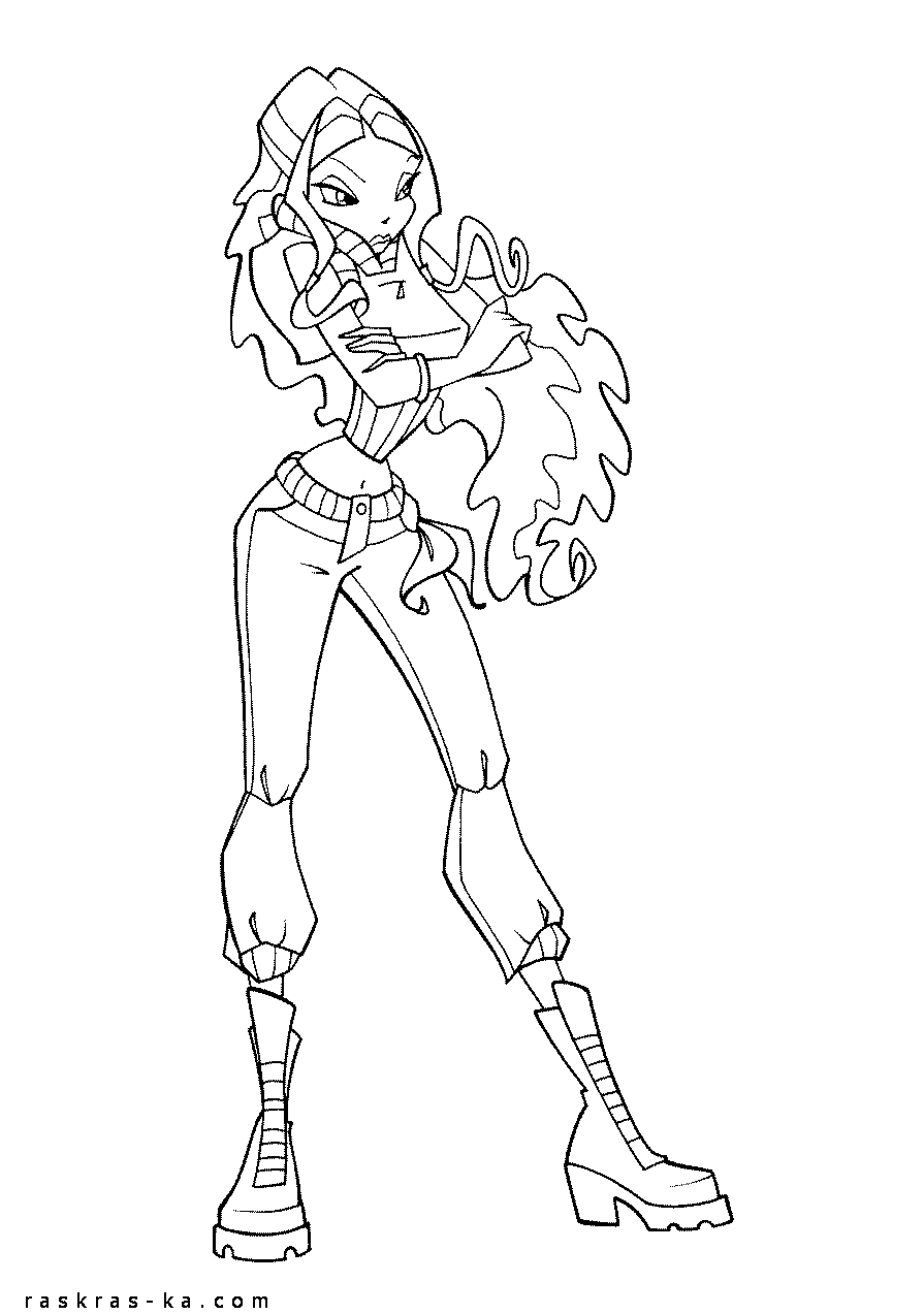 Винкс - раскраски скачать