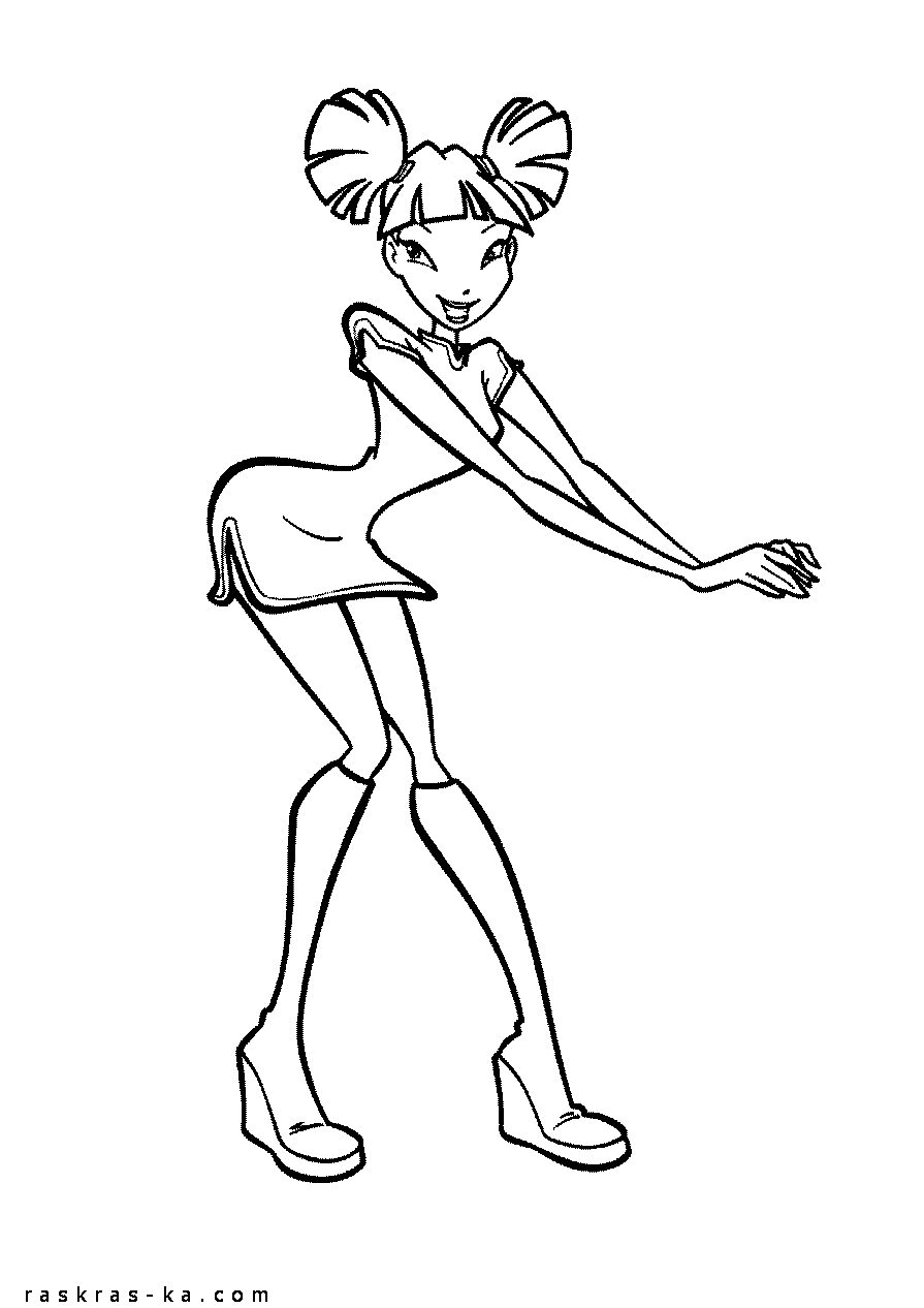 Раскраски для девочек. Винкс