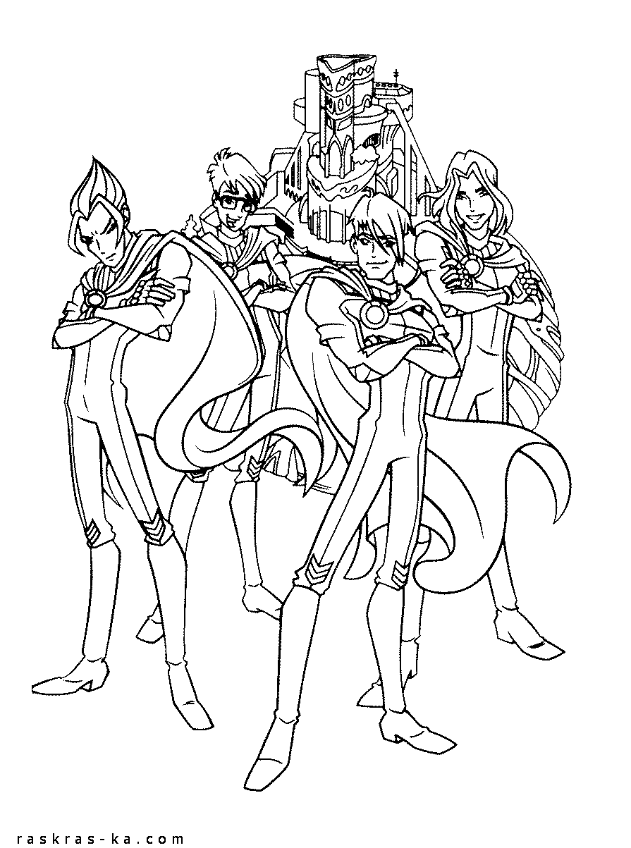 Раскраски Винкс скачать и распечатать