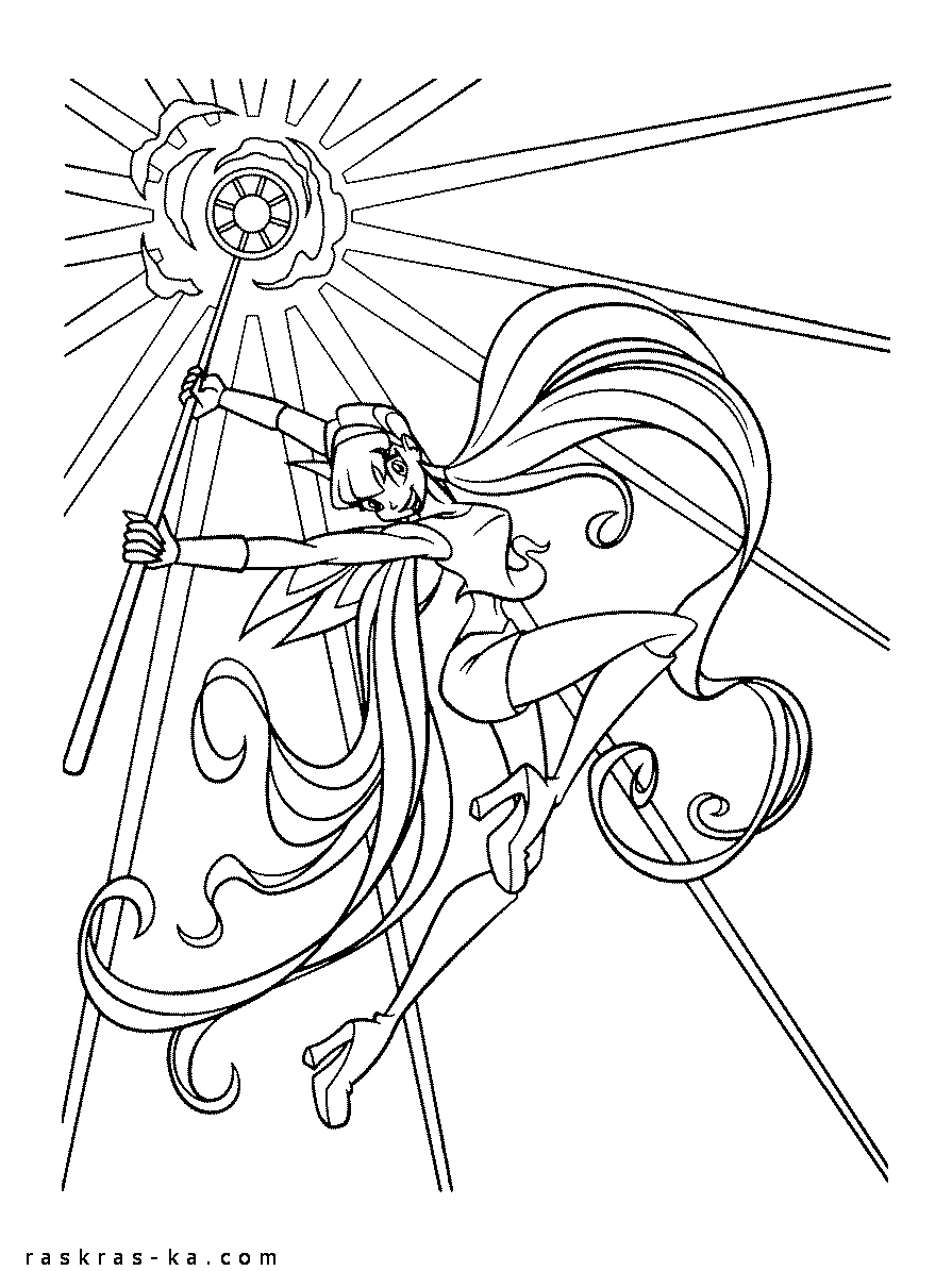 Раскрашка Винкс