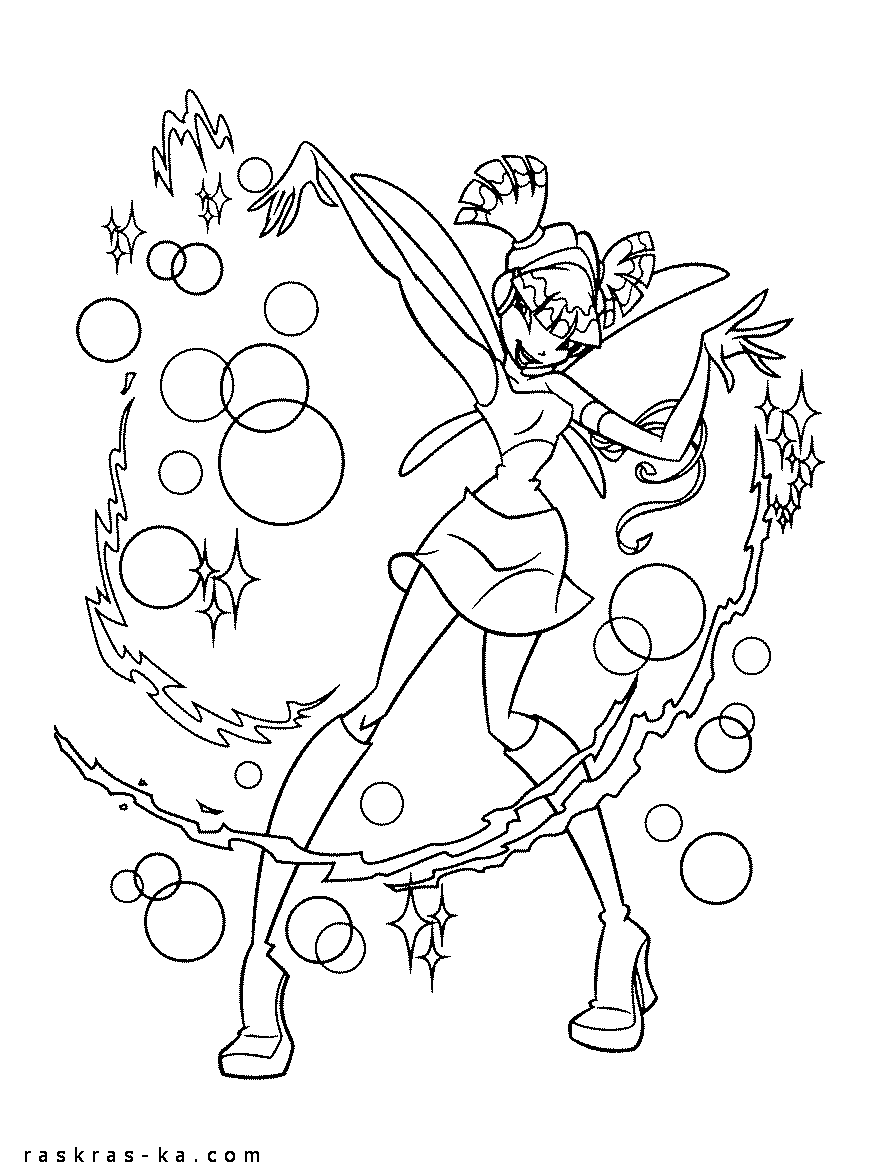 Раскраска Vinks