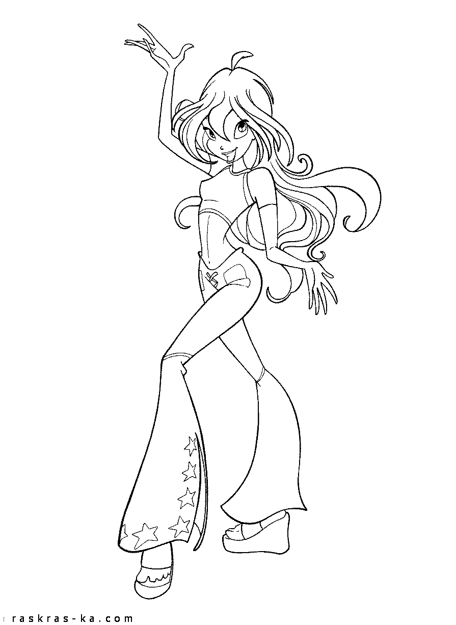 Раскраски Винкс бесплатно