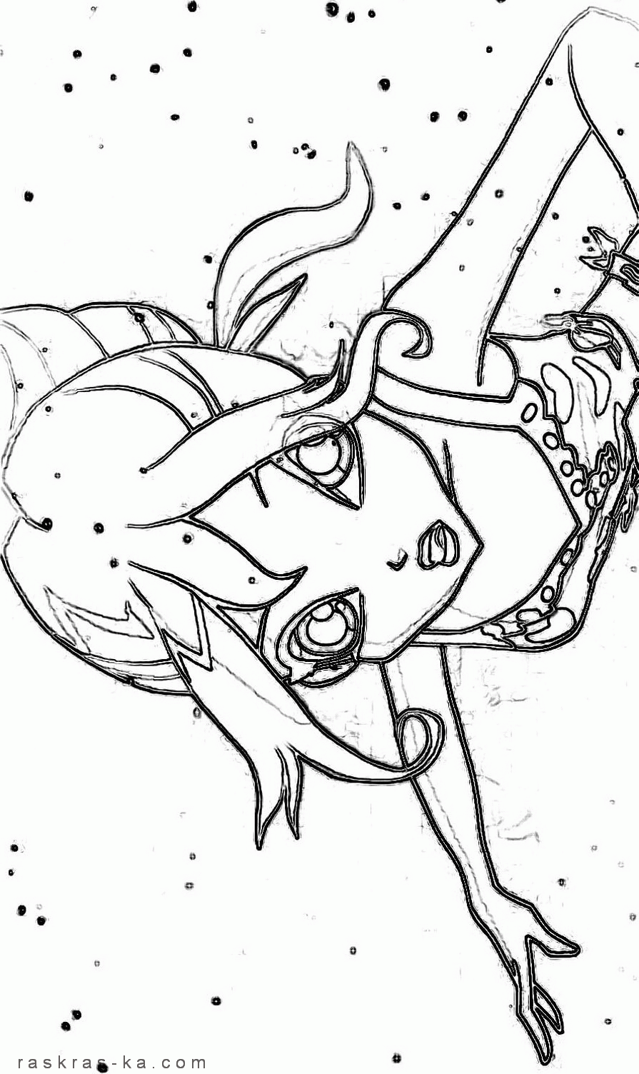 Раскраска 5 сезон Винкс. Скачать бесплатно