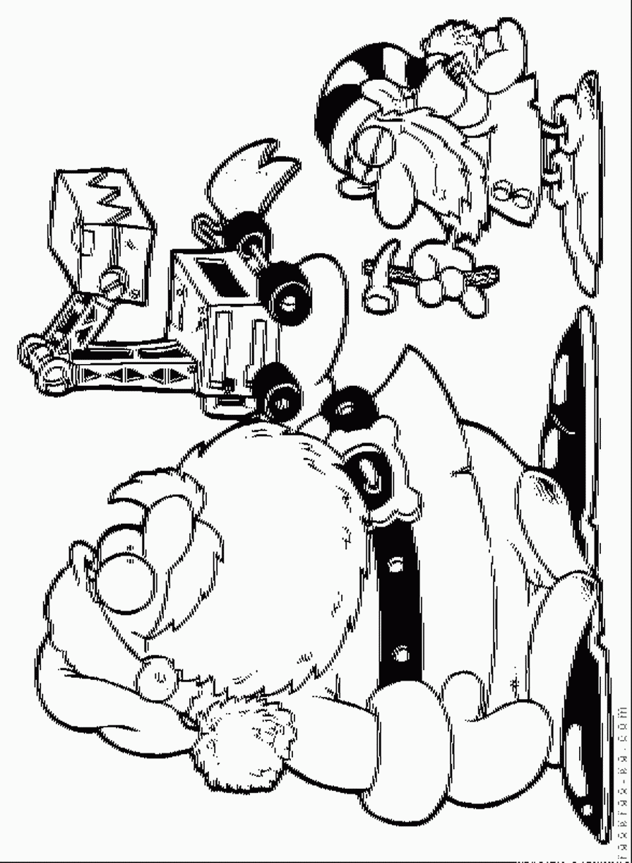 Раскраски праздники, Новый год, Санта-Клаус скачать бесплатно