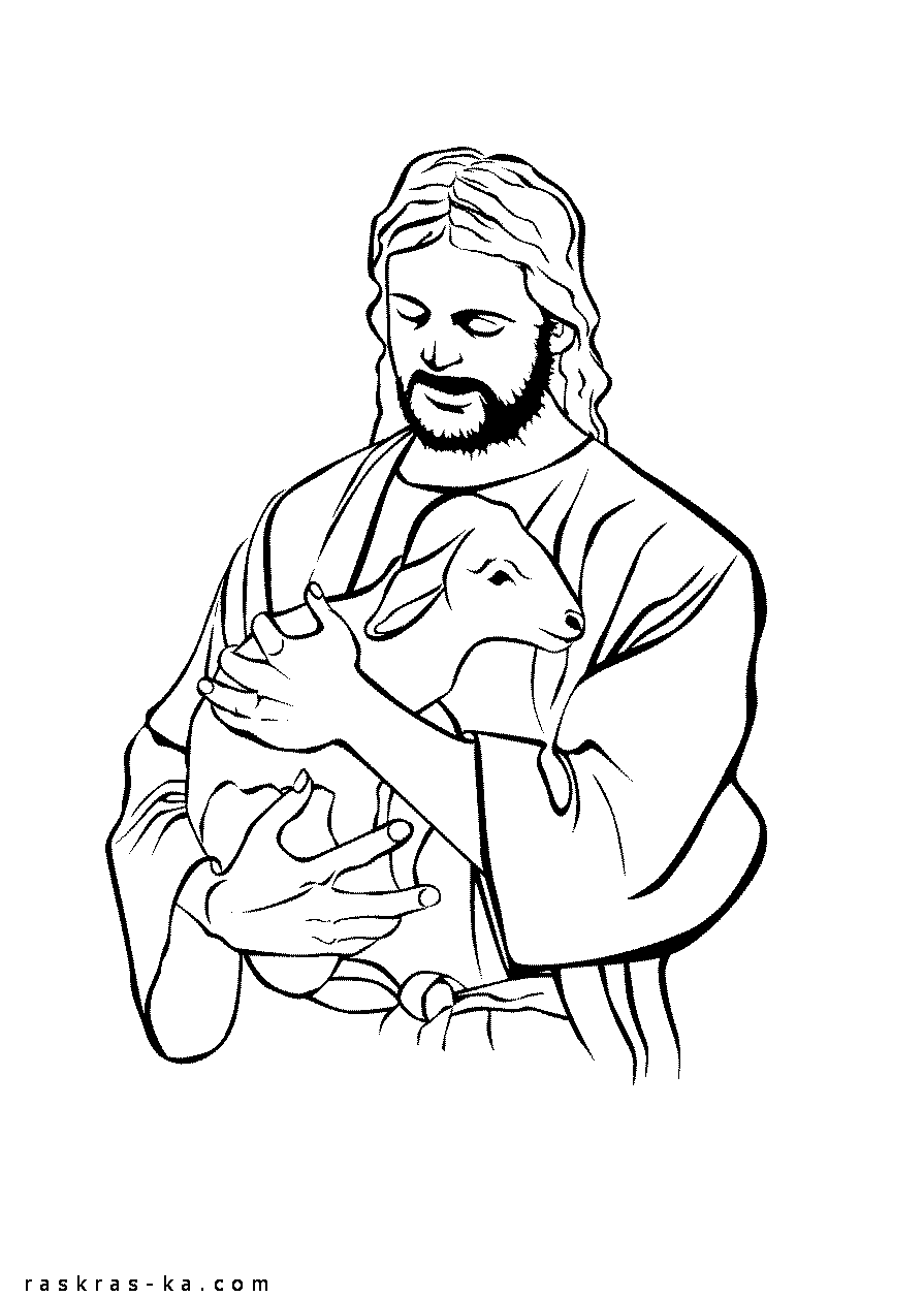 Раскраска праздник Пасха для печати