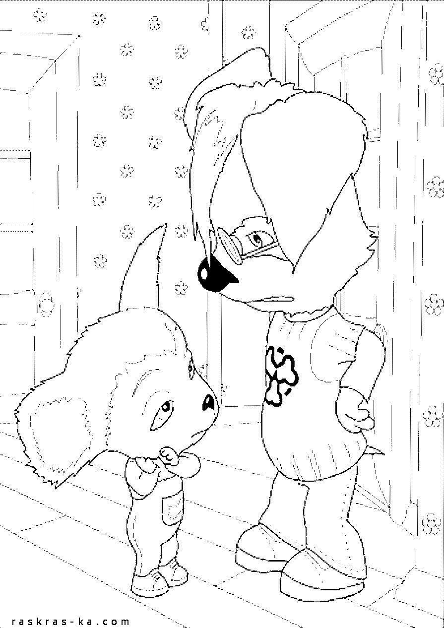 Раскраска Барбоскины распечатать