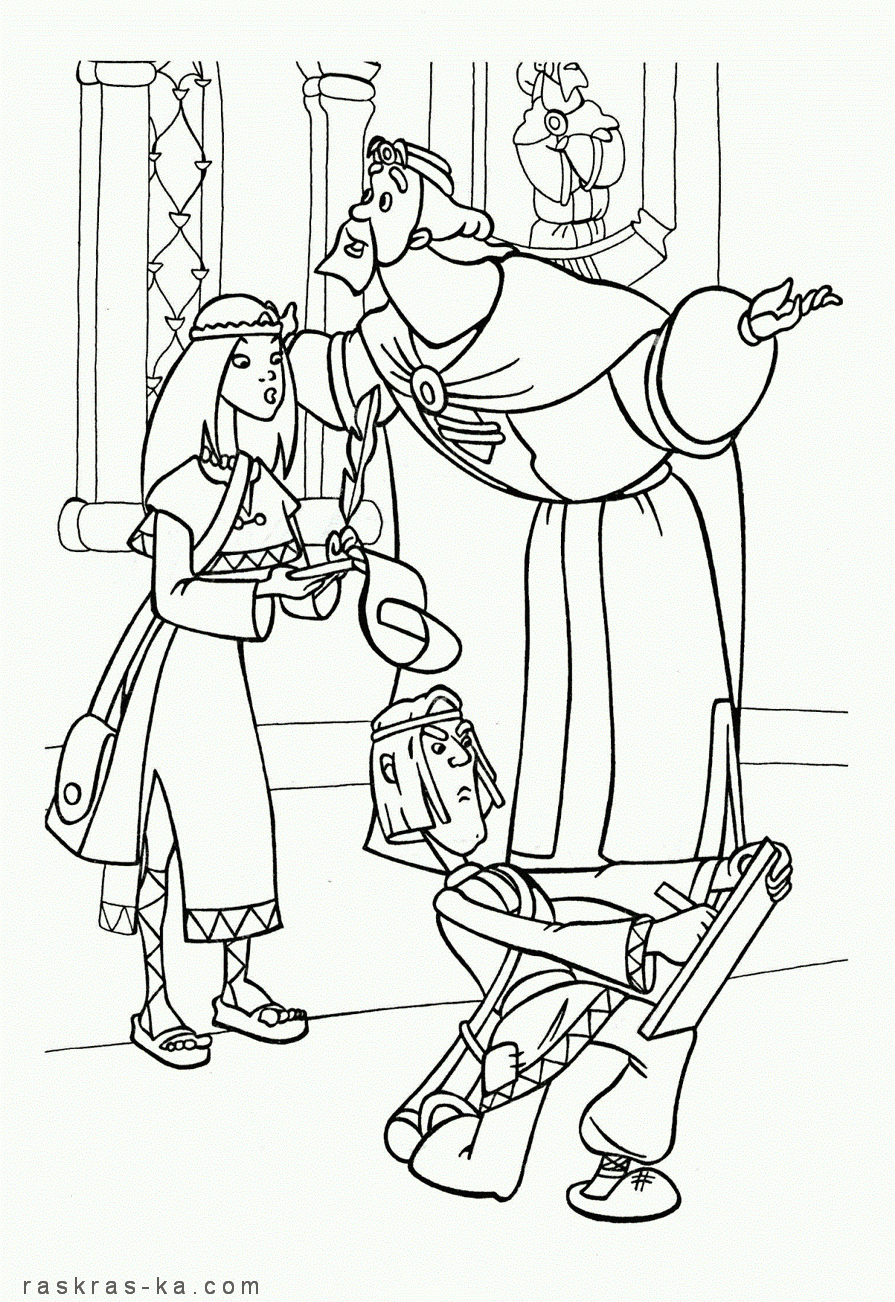 Разукрашки из детских сказок