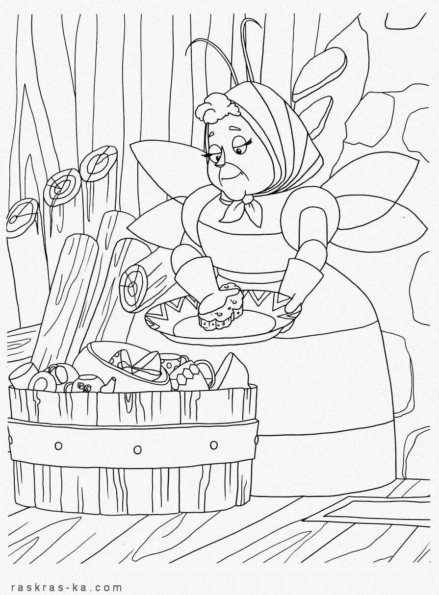 Картинки раскраски Лунтик. Сайт для детей