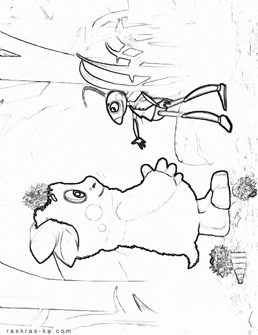 Много раскрасок Лунтик. Скачать без регистрации