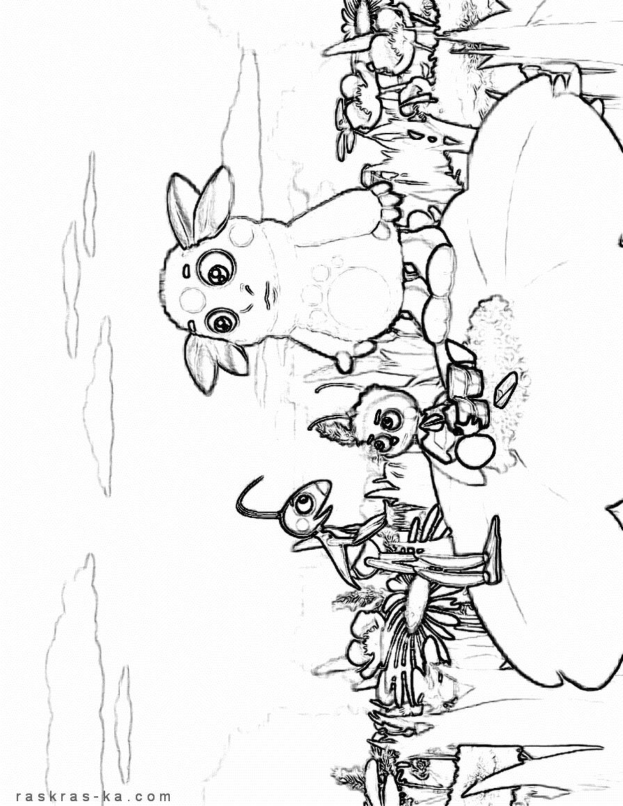 Раскраски из российских мультфильмов. Скачать и распечатать