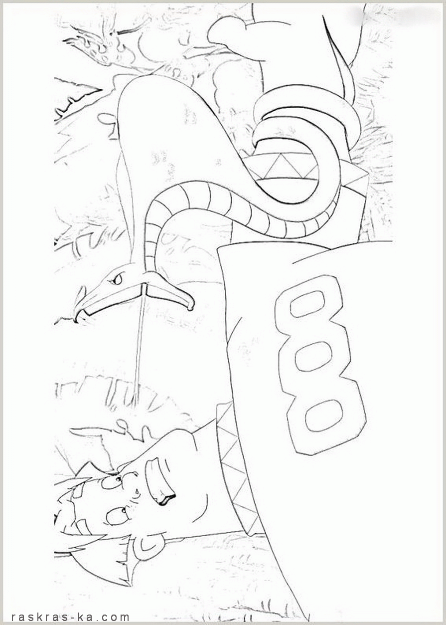 Раскраска богатырь. Скачать и распечатать