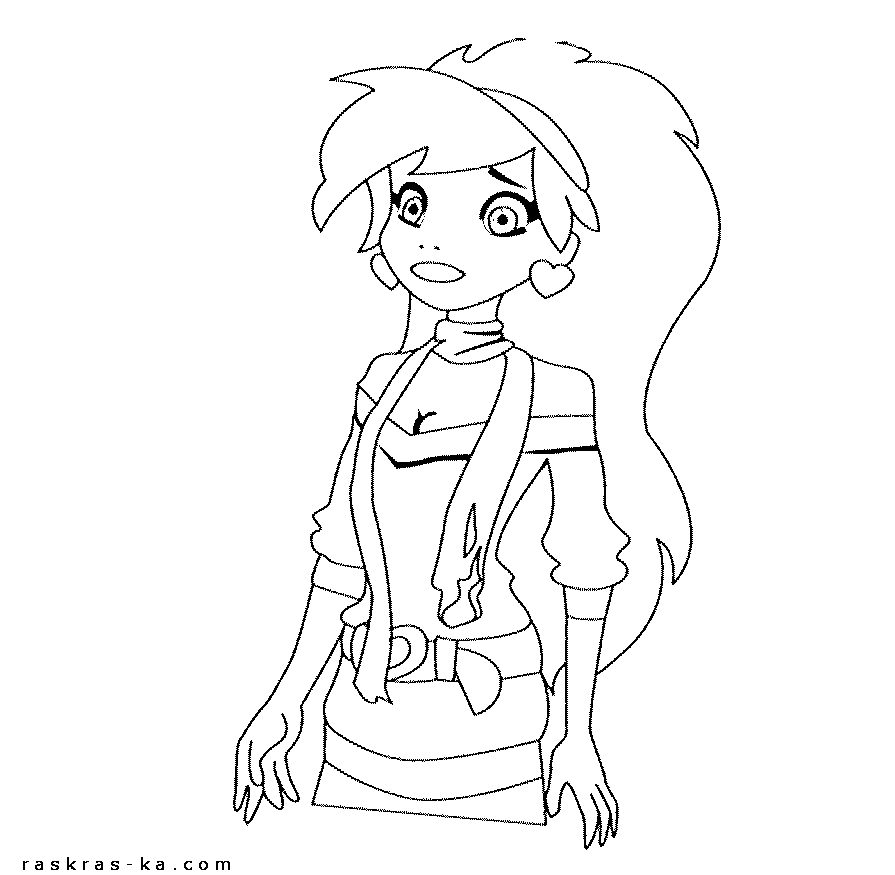 Распечатать раскраски для девочек. Друзья ангелов