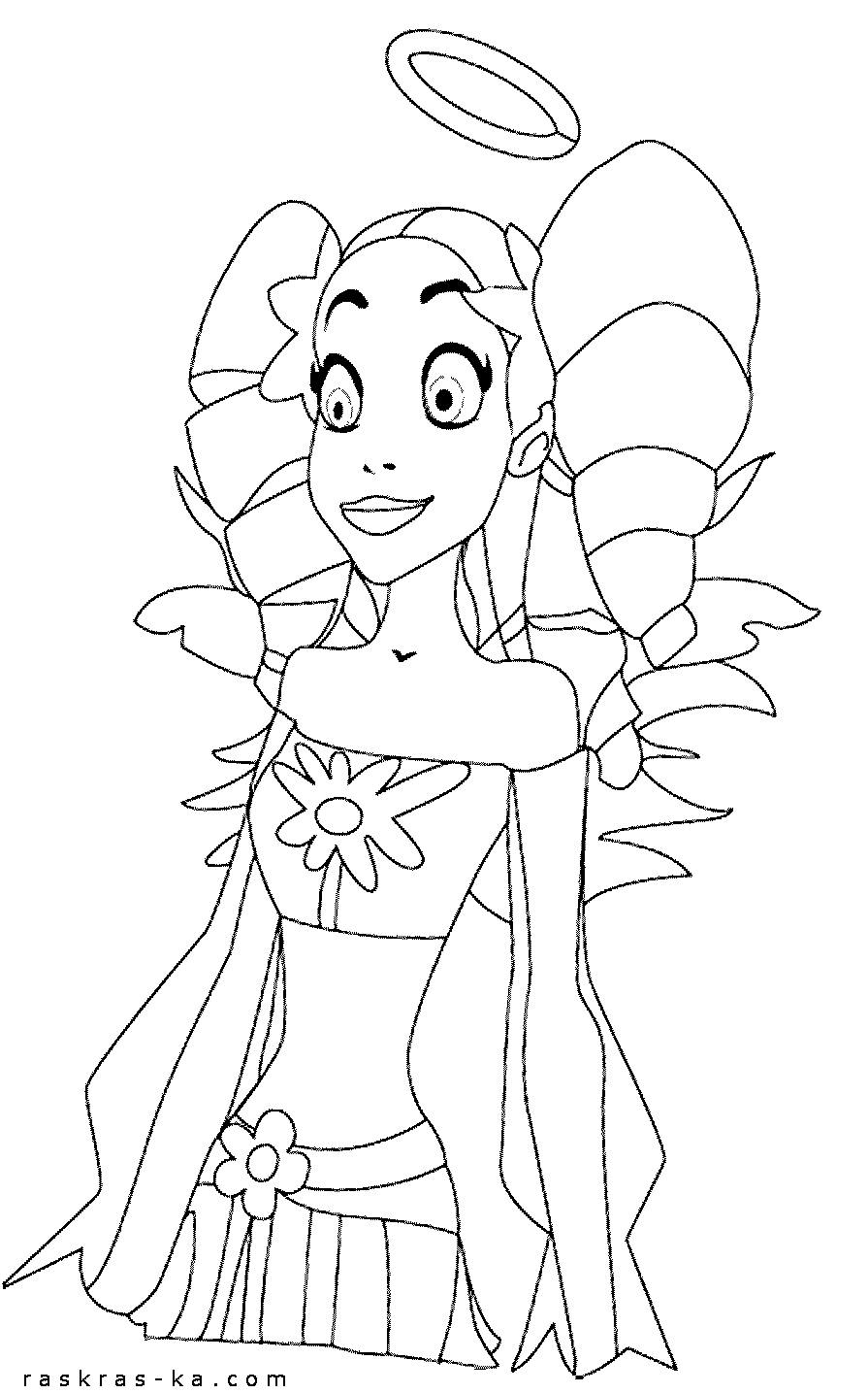 Раскраски Друзья ангелов - раскрашивать картинки