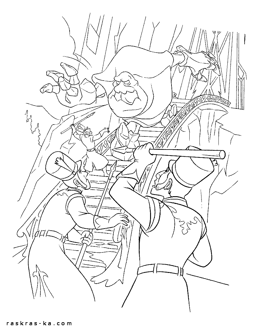 Мультфильм Холодное сердце. Картинки-раскраски с персонажами