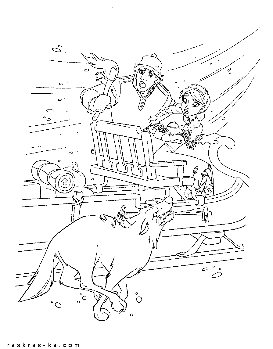 Дисней 2013. Раскраски из мультфильма Холодное сердце