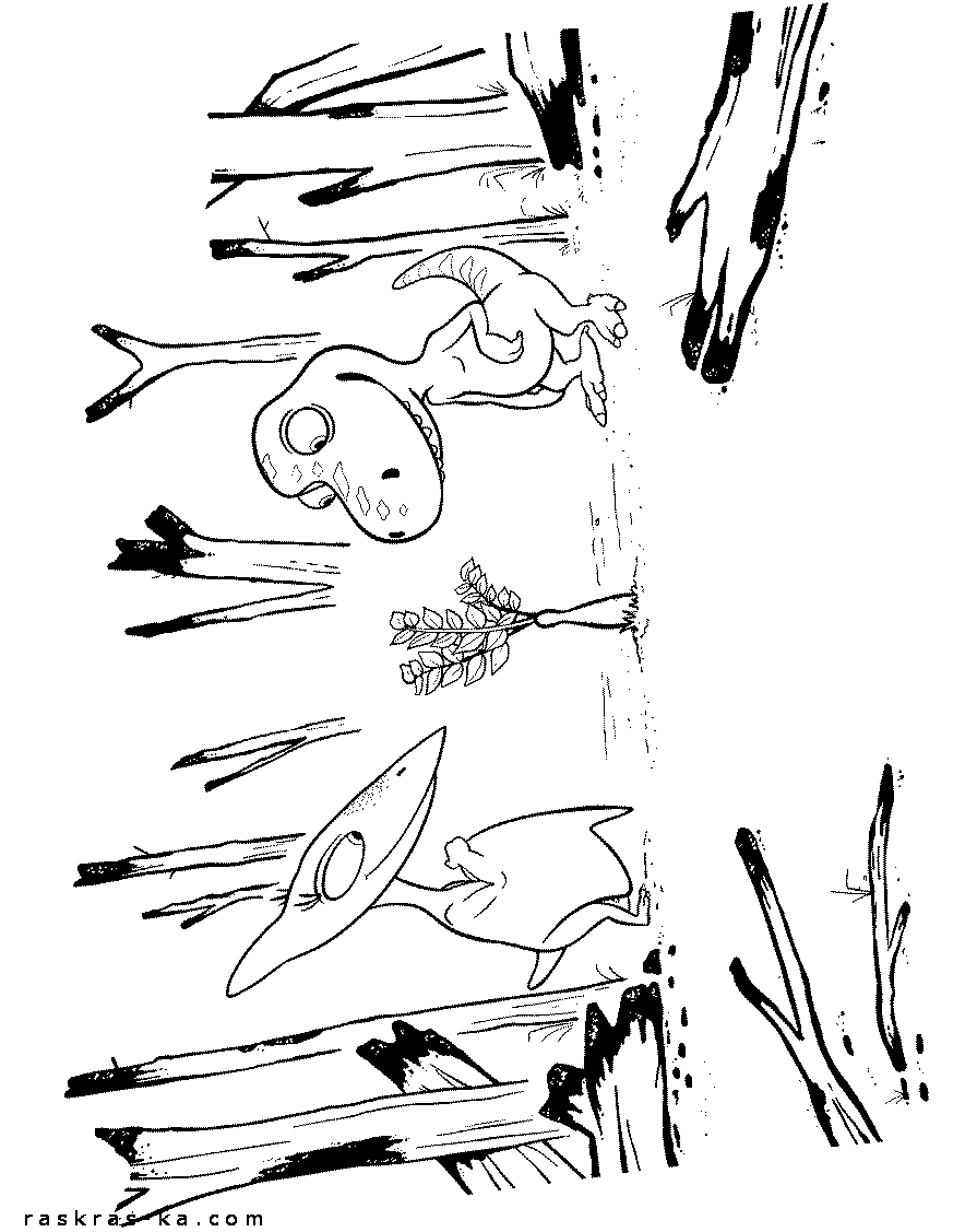 Развивающие мультики про динозавров, раскраски