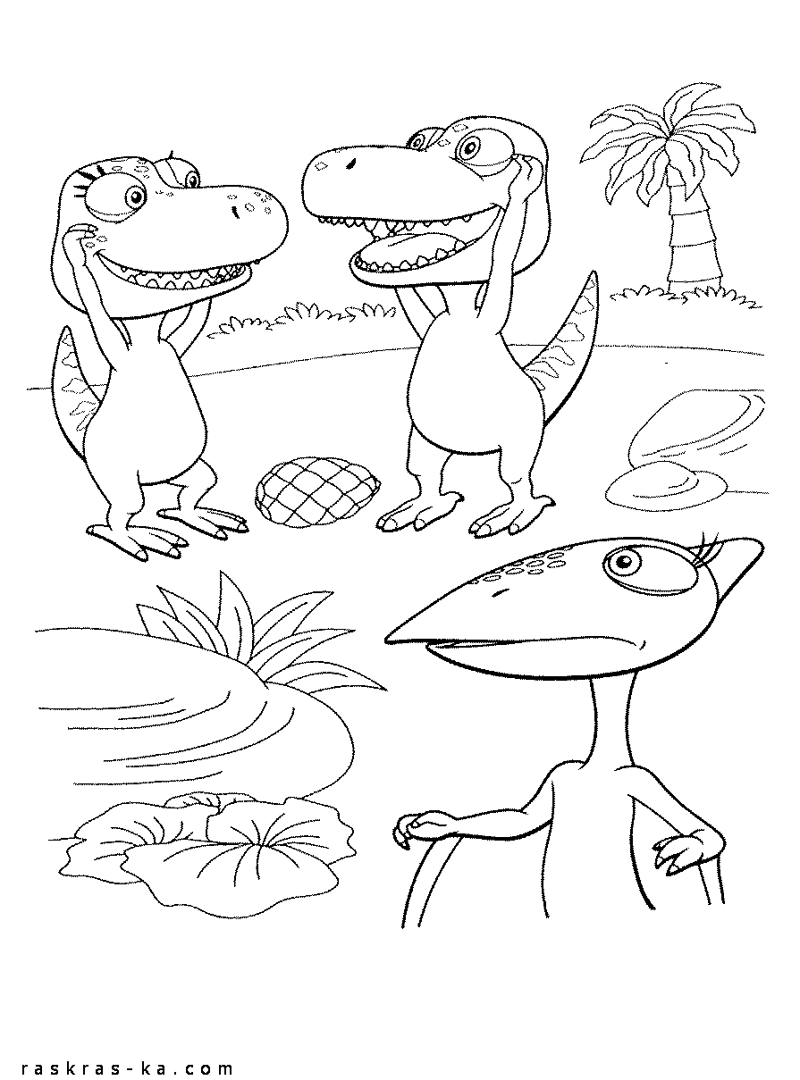 Раскраски динозавров распечатать бесплатно без смс