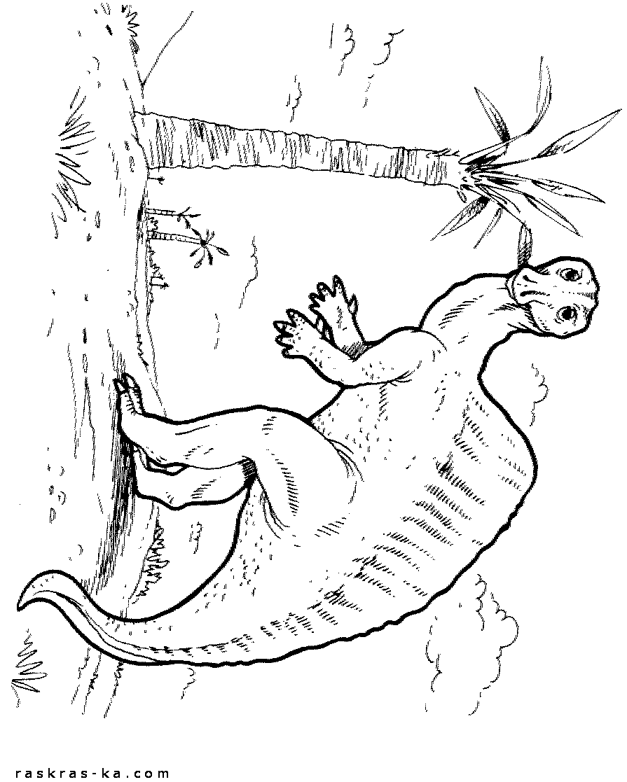 Раскраски про травоядных динозавров распечатать. Уранозавр