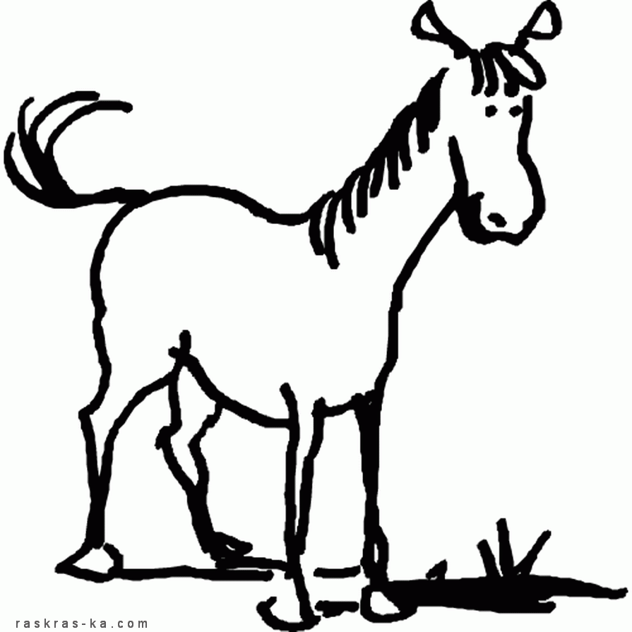 Размалевки лошади. Для печати