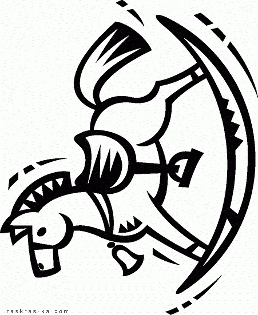 Игрушка-лошадка. Раскраски для самых маленьких